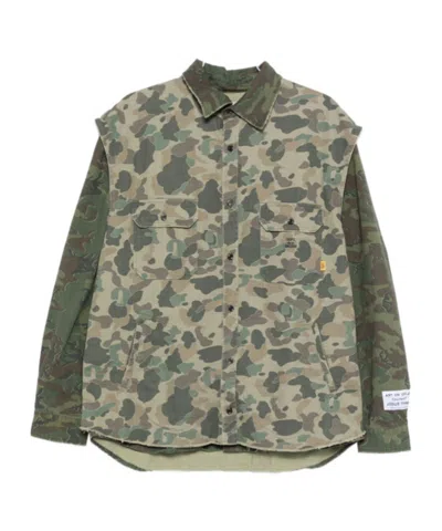 Gallery Dept. Long Sleeve Shirt-jacket In Green
