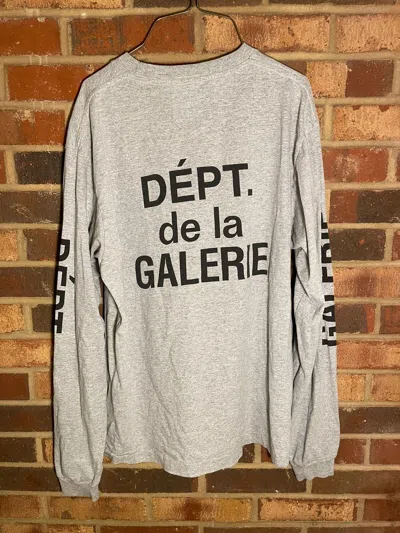 Pre-owned Gallery Dept. Long Sleeve T Shirt In Grey