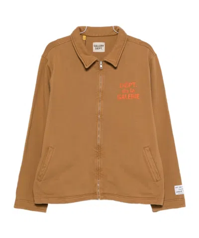 Gallery Dept. Long-sleeved Casual Jacket In Brown
