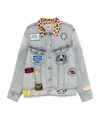 Gallery Dept. Long-sleeved Denim Coat In Gray