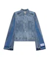 Gallery Dept. Ford Trucker Jacket Contrast Panels Collar In Blue