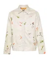 Gallery Dept. Montecito Paint-splattered Cotton Jacket In White