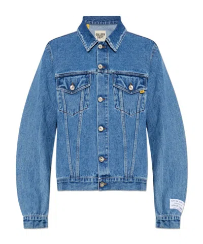 Gallery Dept. Long-sleeved Denim Jacket In Blue