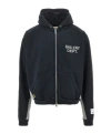 Gallery Dept. Versized Full-zip Sweatshirt In Black