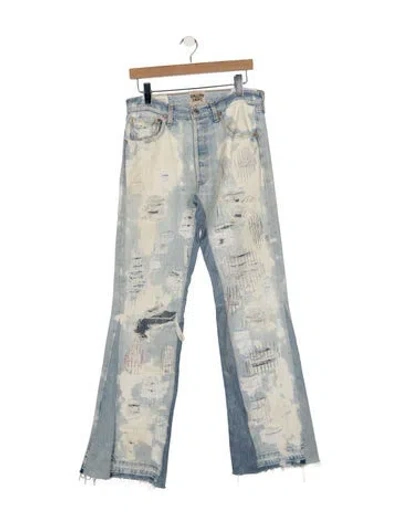 Pre-owned Gallery Dept. Los Olivos Straight-leg Jeans In Blue