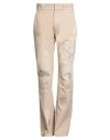 Gallery Dept. Man Pants Sand Size 32w-34l Cotton In Neutral