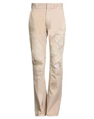 Gallery Dept. Man Pants Sand Size 32w-34l Cotton In Neutral