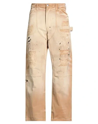 Gallery Dept. Man Pants Sand Size 33w-34l Cotton In Neutral