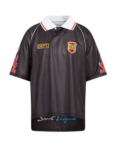 Gallery Dept. Man Polo Shirt Black Size S Polyester
