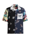 Gallery Dept. Man Shirt Navy Size L Polyester In Navy