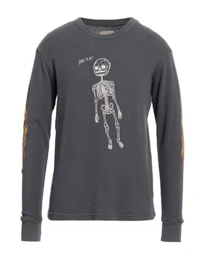 Gallery Dept. Man Sweater Lead Size L Cotton In Grey