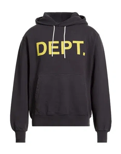 Gallery Dept. Man Sweatshirt Charcoal Size S Cotton In Gray