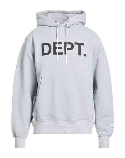 Gallery Dept. Man Sweatshirt Grey Size M Cotton, Polyester In Gray