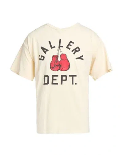 Gallery Dept. Man T-shirt Ivory Size Xl Cotton