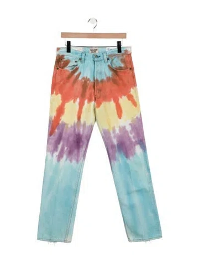 Pre-owned Gallery Dept. Marley Straight-leg Jeans In Blue