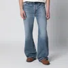 Gallery Dept. Medium Blue Washed-effect Jeans In Blue