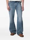 Gallery Dept. Medium Blue Washed-effect Jeans In Blue