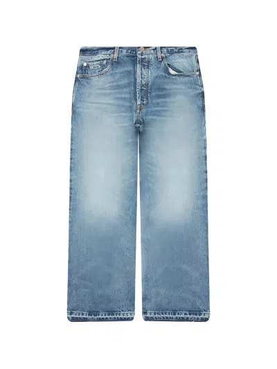 Gallery Dept. Melrose Wide-leg Jeans In Animal Print