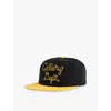 Shop Gallery Dept. Mens Collector Brand-embroidered Cotton Cap Blk/gold Yllw