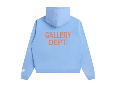 Pre-owned Gallery Dept. Men's  90's Gd Logo Hoodie In Baby Blue