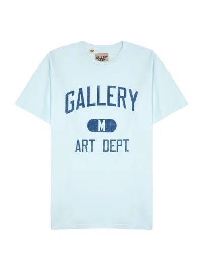 Pre-owned Gallery Dept. Men's  Art Dept Tee Shirt In Light Blue