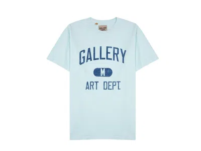 Pre-owned Gallery Dept. Men's  Art Dept Tee Shirt In Light Blue/white In Multi