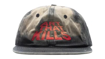 Pre-owned Gallery Dept. Men's  Art That Kills Sun Faded Cap In Faded Black