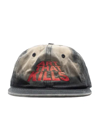 Pre-owned Gallery Dept. Men's  Art That Kills Sun Faded Cap In Sun Faded Black