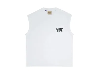 Pre-owned Gallery Dept. Men's  Augi Sleeveless Tee Shirt In White