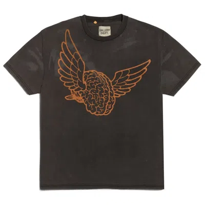 Pre-owned Gallery Dept. Men's  Big Flying Brain T-shirt In Black