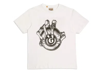 Pre-owned Gallery Dept. Men's  Big G Ball T-shirt In White