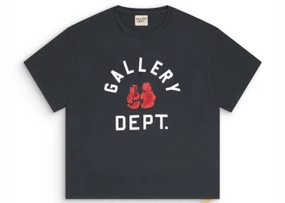 Pre-owned Gallery Dept. Men's  Boxing Merch Tee Shirt In Vintage Black