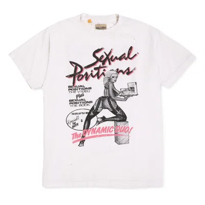 Pre-owned Gallery Dept. Men's  Doc Johnson Sexual Positions T-shirt In White