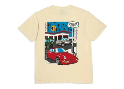 Pre-owned Gallery Dept. Men's  Drive Thru Boxy Fit Tee Shirt In Cream