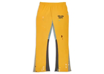 Pre-owned Gallery Dept. Men's  Flare Pants In Yellow