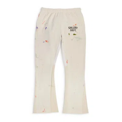 Pre-owned Gallery Dept. Men's  Flare Sweatpants In Cream In White