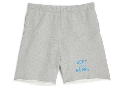 Pre-owned Gallery Dept. Men's  French Logo Sweat Shorts In Heather Grey