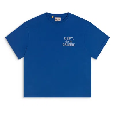 Pre-owned Gallery Dept. Men's  French Tee Shirt In Royal Blue