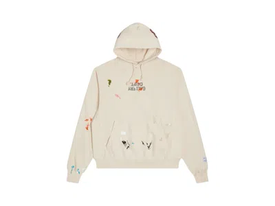 Pre-owned Gallery Dept. Men's  Gpatch Fucked Up Logo Hoodie In Cream In White