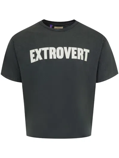 Pre-owned Gallery Dept. Men's  Intro/extro Reversible T-shirt In Wizer Black