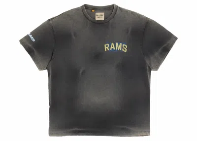 Pre-owned Gallery Dept. Men's  La Rams Sun Faded Tee Shirt In Black