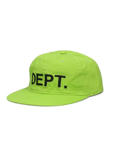 Pre-owned Gallery Dept. Men's  Logo Hat In Flo Green