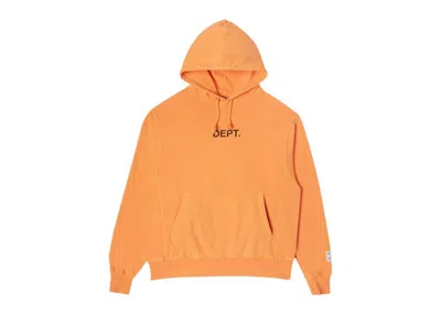 Pre-owned Gallery Dept. Men's  Logo Hoodie In Flo Orange