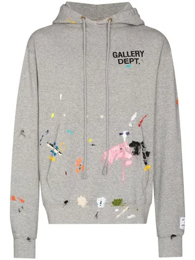 Pre-owned Gallery Dept. Men's  Painter Logo Hoodie In Grey In Gray