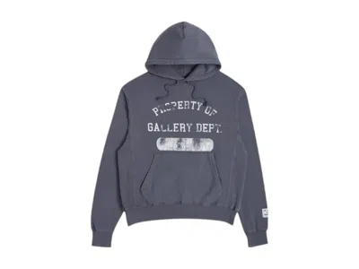 Pre-owned Gallery Dept. Men's  Property Of Hoodie In Vintage Blue