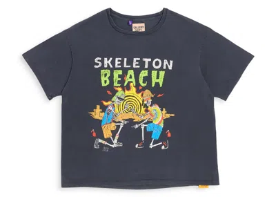 Pre-owned Gallery Dept. Men's  Skeleton Beach T-shirt In Vintage Black