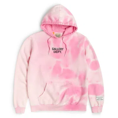 Pre-owned Gallery Dept. Men's  Sunfaded Centered Logo Hoodie In Pink