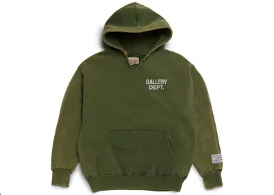 Pre-owned Gallery Dept. Men's  Vintage Gd Pullover Hoodie In Green