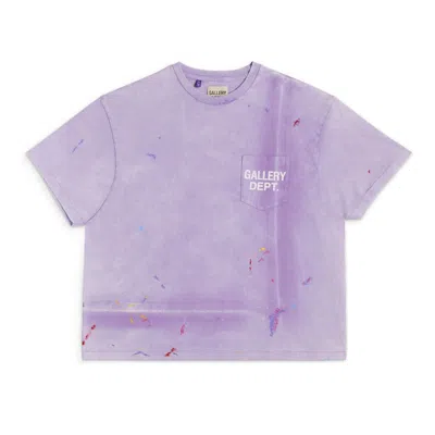 Pre-owned Gallery Dept. Men's  Vintage Logo Painted Tee Shirt In Purple