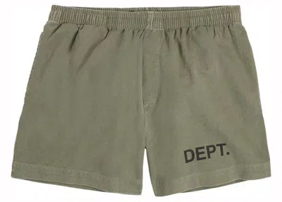 Pre-owned Gallery Dept. Men's  Zuma Logo Shorts In Green